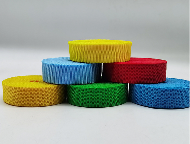 Polypropylene Belt 1''colored Webbing Accept Custom - Made Customized Patterns Luggage 3000 Meters Sustainable 1-10cm Width