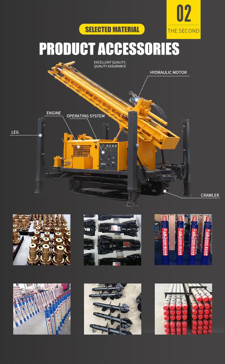 Good quality borehole drilling rig water well drilling rig machine for sale