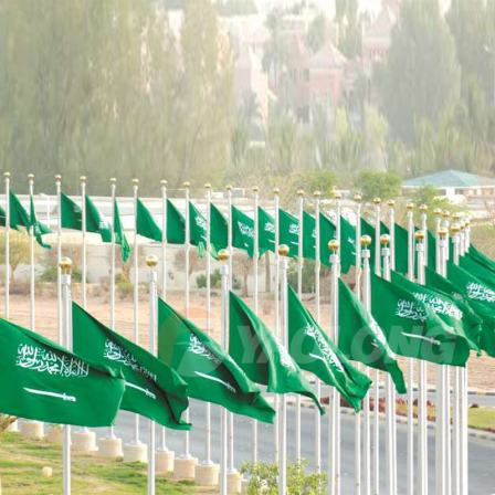 China Cone Tapered 8 Meter 10 Meter 12 Meter Outdoor Aluminum/Stainless Steel Flag Poles Supplied For Saudi Arabia