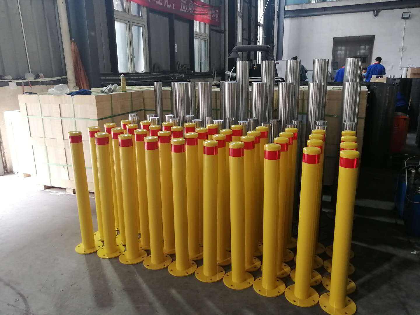 Traffic Roadway Post Bollards Safety Stainless Steel hvm Fixed Street 168 Fix Bollard  Flatraks