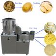 Full Automatic Electric Potato Washing Peeling Cutting Machine Peeler Cutter