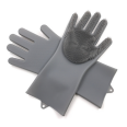 Reusable Silicone Dish Washing Gloves With Scrubber Kitchen  Gloves
