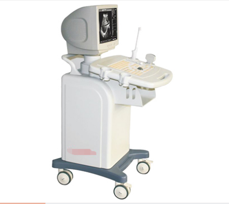 YD-KX668 Cheapest Full-Digital Hospital  Black White Trolley Ultrasound Scanner Best Price Echo Ultrasound machine Stand