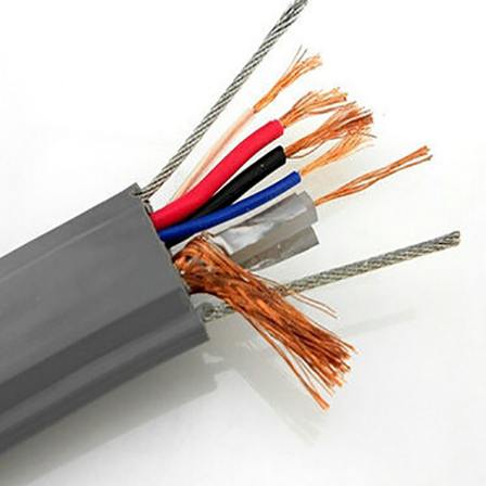 8 cores installation cable elevator cat6 cable for cctv camera