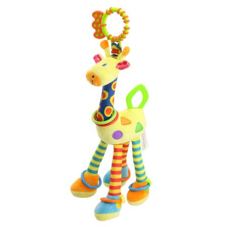 color baby plush animal toy cute baby giraffe toy happy monkey plush stuffed toy