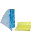 DOP Standard Polar Ribbed Transparent Blue Yellow PVC Strip Door Curtain Roll