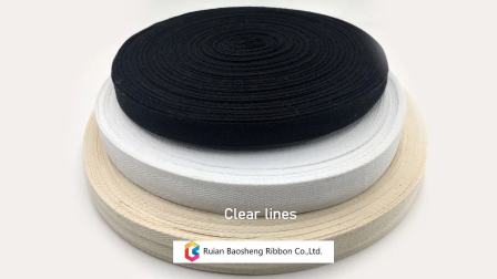 wholesale 20mm Webbing factory wholesale double sided herringbone organic cotton twill bias binding tape