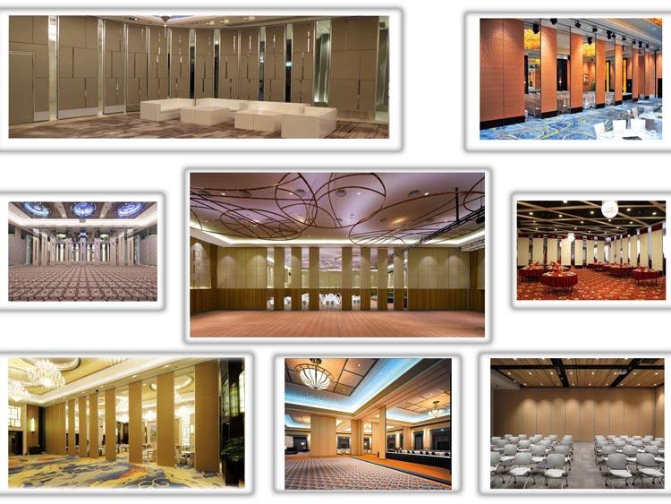 Movable Soundproof Partition Wall Sliding Movable Partitions For Restaurant