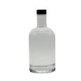 High Quality 750ml Whiskey Glass Bottle frosted vodka liquor glass bottle