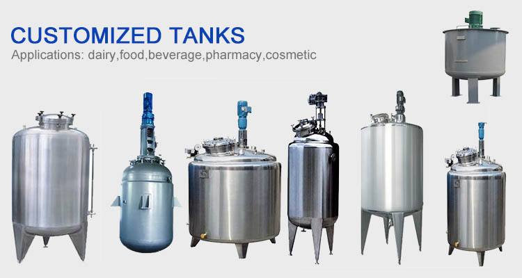 500L Mixing Tank Agitator Electric Chemical Stainless Steel Liquid Mixer Tank