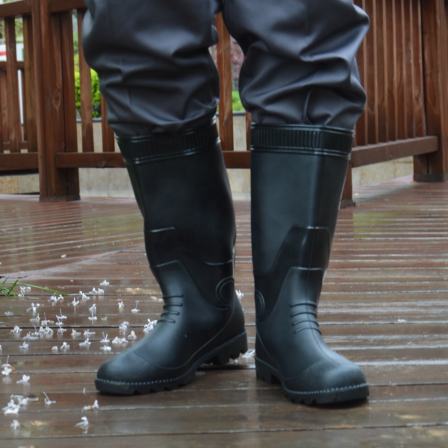 EVA and PVC Rain Boots Anti Slip Soles Design for Working and General Household Mud Rain Boots