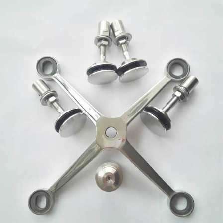 In Stock 4 Arms Stainless Steel Glass Spider Fitting For Curtain Wall System