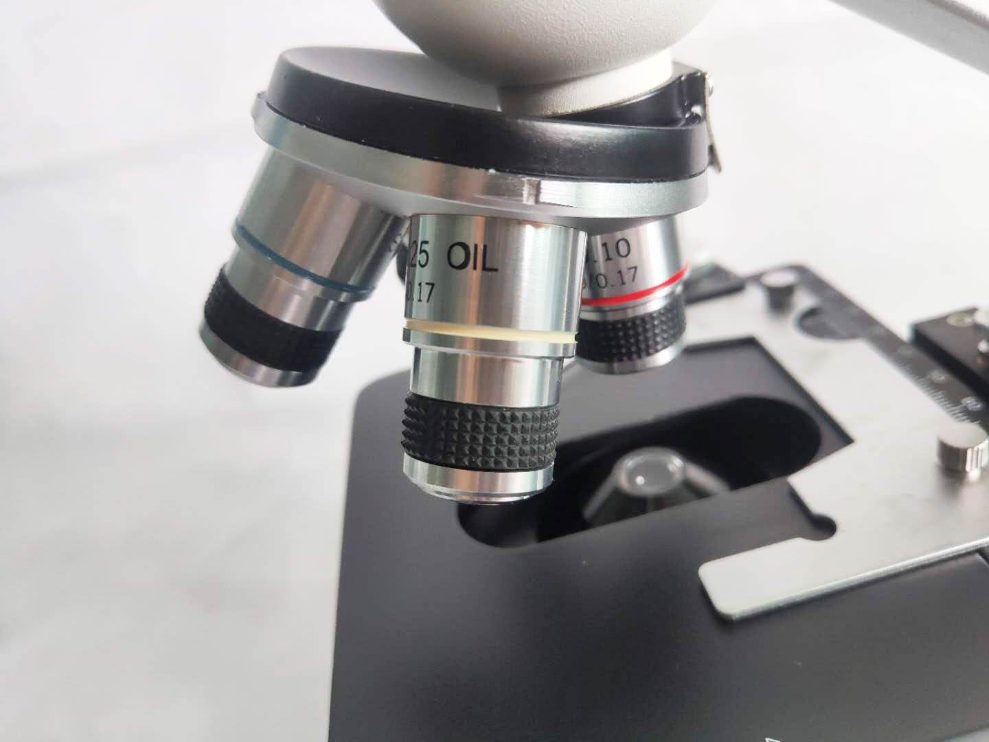 BL-20A 40X~1000X Monocular Laboratory Monocular Biological Student Microscope with LED Illumination