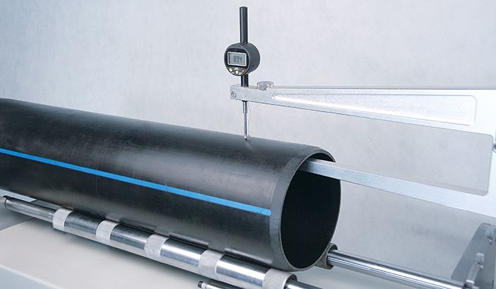 Wall thickness measurement for pipes ISO3126:2005