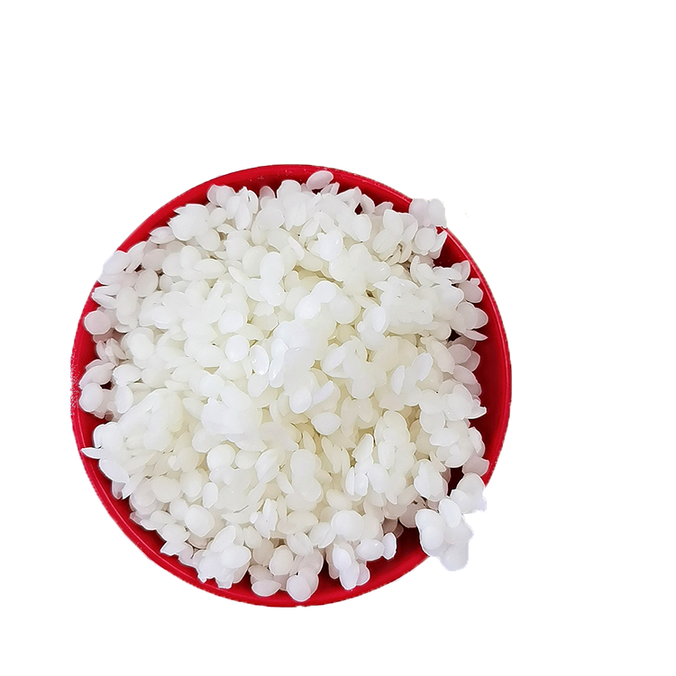 White Beeswax pellets are easy to use in  bath foam