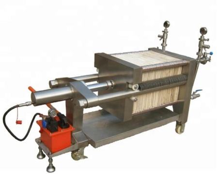 Mine oil filtration stainless steel filter press for laboratory