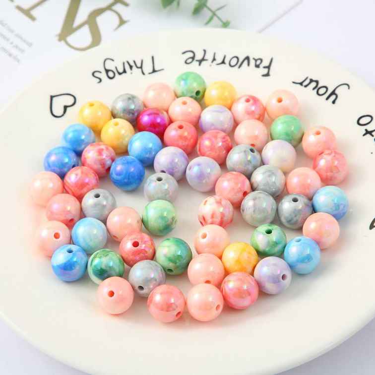 New Alpine double dispersion beads 16mm acrylic beads diy beaded material mobile phone bracelet accessories