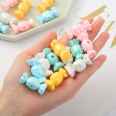 Acrylic straight hole loose beads colored highlighter candy beads diy bracelet necklace beaded material accessories