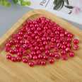 New imitation pearl button color mushroom type button semi-round pearl button diy bag dress decoration