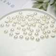 ABS flat bottom imitation pearl semi - round pearl non - porous half - face beads diy nail patch accessories wholesale