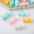 Acrylic straight hole loose beads colored highlighter candy beads diy bracelet necklace beaded material accessories