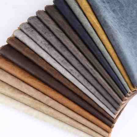Fabric for sofa suede foil bonding fabric 100% polyester Crystal(21)