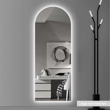 Irregular Design Full Length Smart Hanging Wall LED Mirror