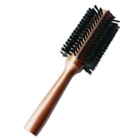 Professional Round Head Wooden Handle Natural Board and Nylon Bristle Hair Brush For Straighten hairbrush