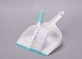Plastic and  dustpan with brush of cleaning tool