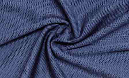 Warp knitted net cloth in navy blue