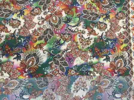 1515 composite silk floral crepe