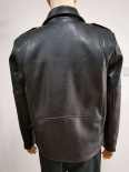 Men's PU padding jacket with quilted taffeta lining    Fashionable and popular