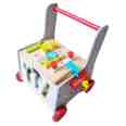 Children&#39;s block toy cart