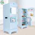 Nordic simple blue refrigerator