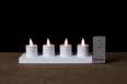 INDUCTIVE RECHARGEABLE WHITE TEALIGHT