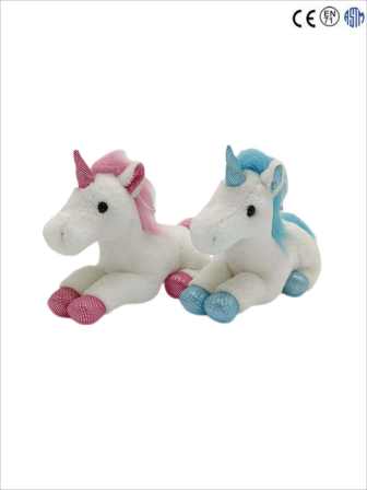20cm 2ass sitiing unicorn toys
