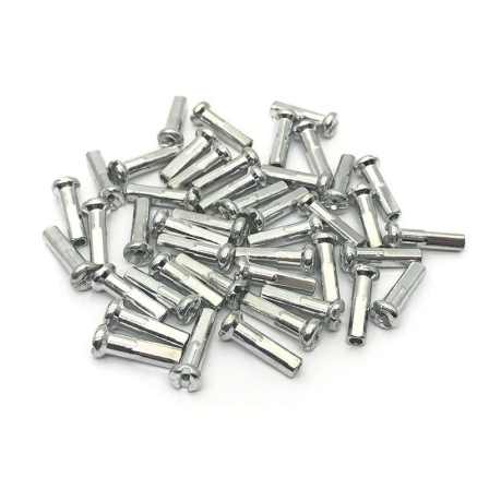 14g 16mm galvanized milled grooved bicycle spoke nipple