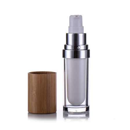15ml 30ml 50ml Serum Cosmetic Packaging Bottles Luxury Dip Tube with press Pump Acrylic Plastic Lotion Bottles