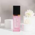 Cosmetic Packaging 30ml 50ml 100ml Empty Square Thick Wall Glass Bottle with Dip Tube Foundation Lotion Bottle with Pump