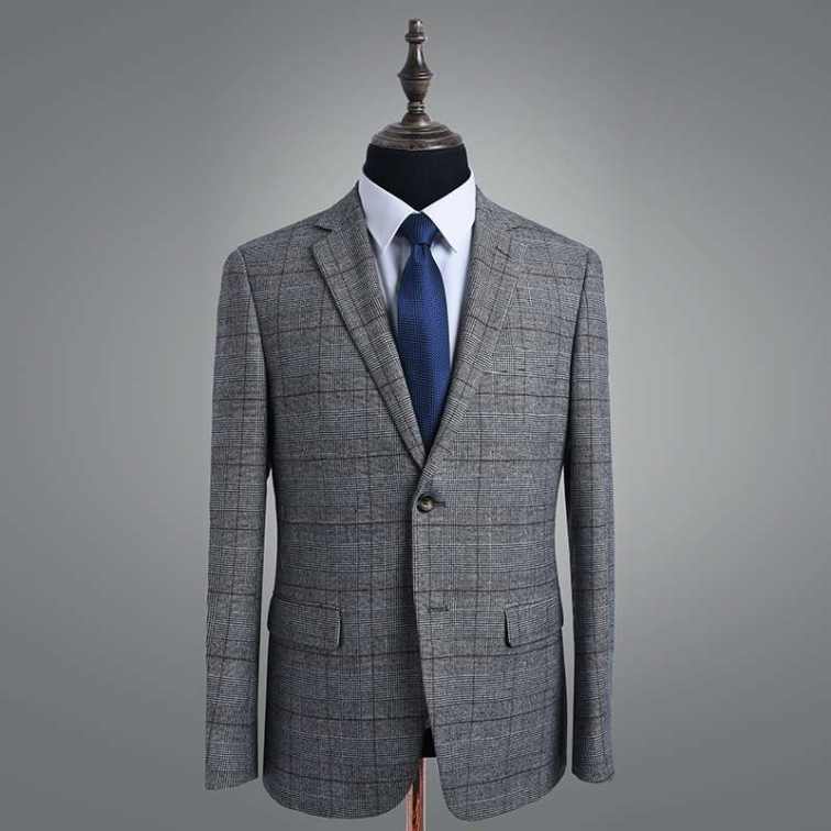 Vintage checked suit