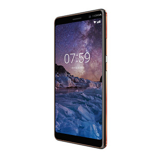 Nokia 诺基亚7 Plus 4G手机4GB+64GB 黑色推荐-双摄全面屏金属外壳坚固耐用