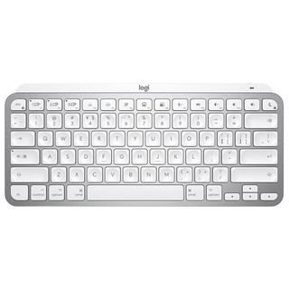 logitech 罗技MX Keys Mini Mac版79键蓝牙无线薄膜键盘白色单光-购买最